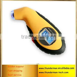 LCD Digital Electronic Digital Gauge Tire Pressure Gauge for Car With 4 in 1 Utility Tool thumbnail-1