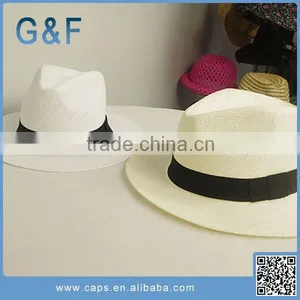 Hot Sale Cheap Summer Panama Straw Hat thumbnail-3