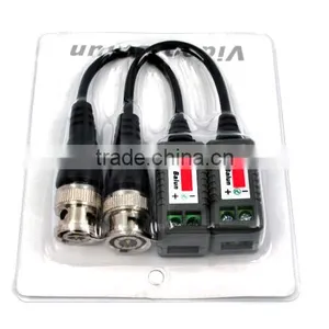 Hot Selling High Quality Long-distance Black Color Passive CCTV Video Balun Anti-jamming Video Balun With Rj45 YJS-202P thumbnail-2