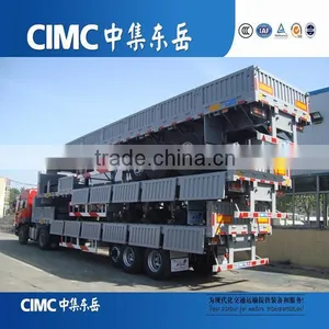 CIMC Tri Axles Side Board Semi Trailer for Sale thumbnail-5