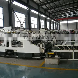 China Top Seller Semi-automatic Flute Laminater Machine/High Speed Automatic Flute Laminator Machine thumbnail-4