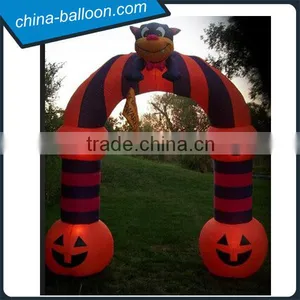 Halloween Pumpkin Arch/ Lovely Cat Inflatable Arch for Halloween Decoration thumbnail-1