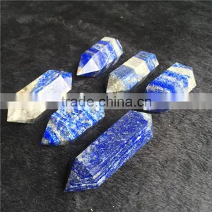 Natural Lapis Lazuli Double Points Crystal Pillars thumbnail-5