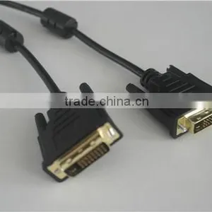 DVI-D 24+1 Pin Dual Link Cable DVI Male to Male Gold 1.8m thumbnail-4