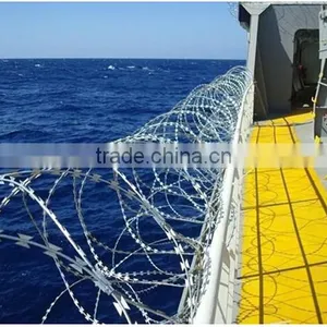 ISO9001 Silver Elec-galvanized Barbed Wire Fence for Private Area thumbnail-2