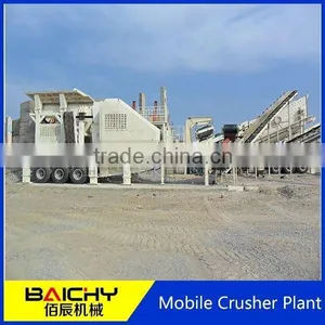 SMC1214PFS Mineral Recycling Tyre Impact Mobile Crusher Price thumbnail-1