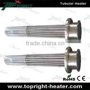 Topright Made Stainless Customized Application Oil or Water Explosion Proof Flange Tubular Heater thumbnail-4