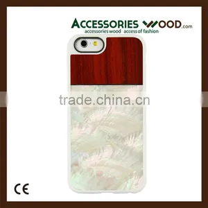Natural Shell Wooden Mobile Phone Cover for Iphone thumbnail-1