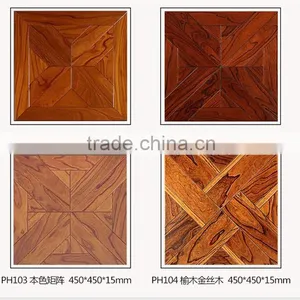 Solid Wood Elm Wood Low Price 2016 Heat Resistant Flooring thumbnail-1