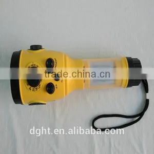 High Quality Flashlight Mobile Charger AM/FM/WB Band LED Hand Rechargebale Radio Hand Rechargeable Flashlight thumbnail-6