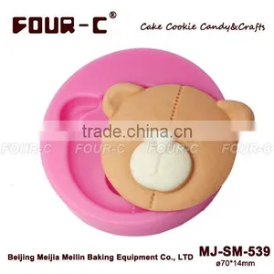 Teddy Bear Chocolate Silicone Mold,cup Cake Top Decorating Mold thumbnail-1