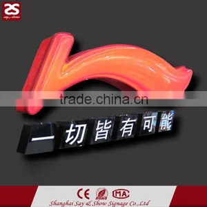 Thermoformed Acrylic LED Channel Letter Sign-Surface Illuminated Painted Sheet Metal Side thumbnail-5