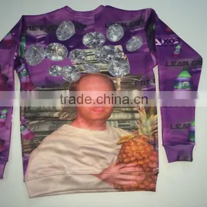 2015 Hot Design Wholesale Crewneck 3D Printing Sweatshirt Sweater thumbnail-1