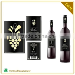 2015 Luxury Wine Sticker Label Paper Custom For Global Customers China Manufacturer thumbnail-1