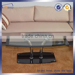 Living Room Furniture Glass Cafe Furniture , Coffee Table Design CT-1562B thumbnail-4