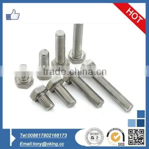 High Quality Din933 Grade 10.9 Hex Bolt and Nut thumbnail-1