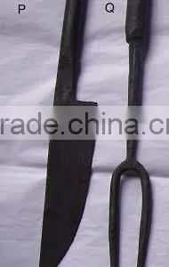Handmade Carbon Knive and Fork thumbnail-1
