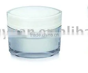 Elegant Acrylic Cream Jar PMMA Meterial thumbnail-1