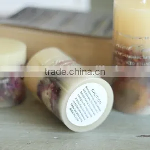 OEM Gift Scented White Pillar Candle thumbnail-4