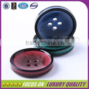 Colorful New Arrival 4 Holes Sewing Polyester Resin Button thumbnail-3