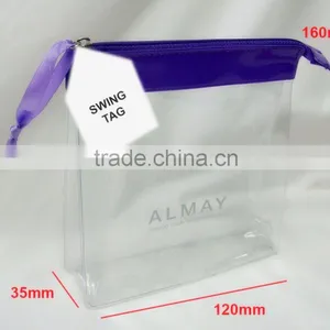 Wholesale Customized Transparent Cosmetic Pvc Clear Makeup Bag With Zipper thumbnail-4