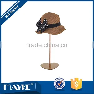 Fashion Design Eletroplating Rose Gold Wig Extention Display Stand thumbnail-1
