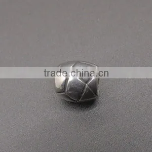 Antique Silver Beads With Stainless Steel Casting Charm for Jewelry Bracelet thumbnail-2
