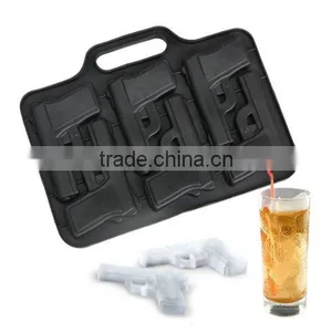 Vktech Bar Party Drink Ice Tray Cool Pistol Gun Ice Cube Style Ice Mold Ice Maker Mould thumbnail-1