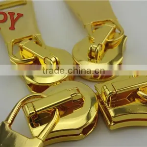 High Quality 15# Customized Gold Metal Zipper Slider thumbnail-4