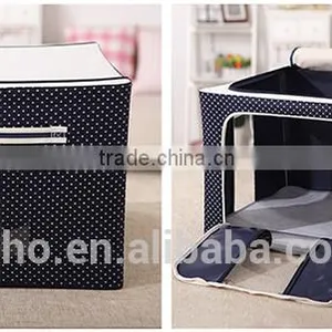Fabric Storage Bags Wholesale Custom Collapsible Storage Box Zipper Storage Bag for Toys thumbnail-2