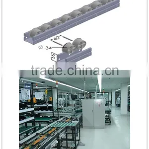 JY-2049C|Factory Outlets Aluminum Roller Track|Fixed Cargo Flows Sliding Rail thumbnail-3