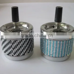 Crystal Rhinestone Table Ashtray,metal Standing Ashtrays thumbnail-1