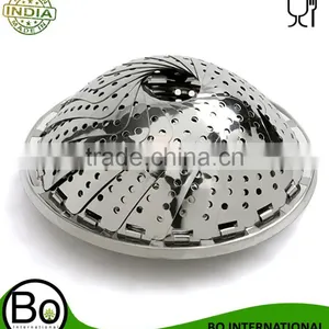 Kitchen Accessories Vegetable Fruit Stainless Steel Mini Food Steamer thumbnail-3