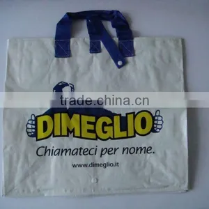Lettering Woven Shopping Bags thumbnail-1