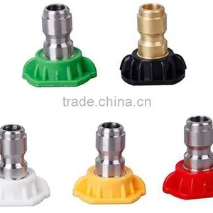 1/4" Stainless Steel 4000 PSI Quick Connect High Pressure Spray Tip Nozzle thumbnail-1