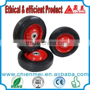 High Quality 6"X1.5 Solid Rubber Wheel/Metal Rim Wheel/Pneumatic Wheels/Ruled Wheel thumbnail-5