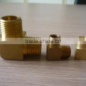 Brass Compression Fittings 90 Degree Elbow/pex Pipe Fittings/plumbing Fittings thumbnail-1