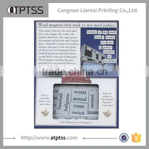 Novelty Creative Magnetic Poetry Kit Baseball Kit thumbnail-1