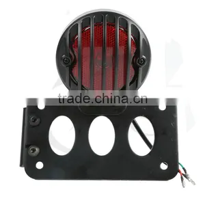 Aluminum Mount Taillight License Plate Bracket For Bobber Chopper thumbnail-2