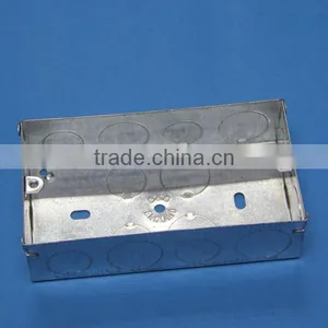 Junction Box- BS4662--3x6/2gang /GI Box 47mm thumbnail-2