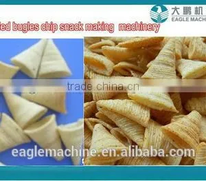 Fried Corn /maize Bugles Chips Making Machine thumbnail-1