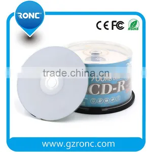50 Pack RONC 52X CD-R 700MB 80Min White Inkjet Printable CDR thumbnail-6