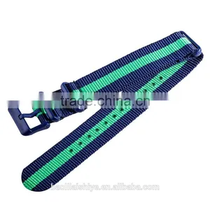 Blue/Red Striped Cheap Nylon Nato Watch Straps 16mm 18mm 20mm 22mm 24mm 26mm Manufacturer thumbnail-2