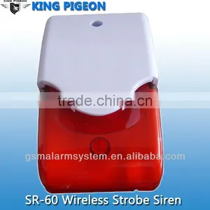 SR-60 Wireless Outdoor Strobe Siren With Flash Light and Loud Sound thumbnail-1