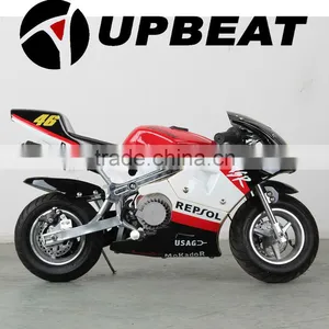 Pull Start 2-stroke 49cc Racing Pocket Pit Bike for Sale Cheap thumbnail-1