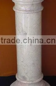 NATURAL COLOR SAHARA BEIGE MARBLE PEDESTALS thumbnail-6