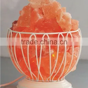 Metal Salt Lamp Basket/Feng Shui Salt Lamps/Iron Basket Salt Lamp/Metal Fire Basket thumbnail-1