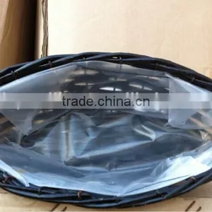 Wholesale Plastic Lined Wicker Baskets for Plants Wicker Baskets for Flower Plants Pot thumbnail-1