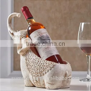 Wholesale Resin Elephant Animal Single Wine Bottle Holders thumbnail-3