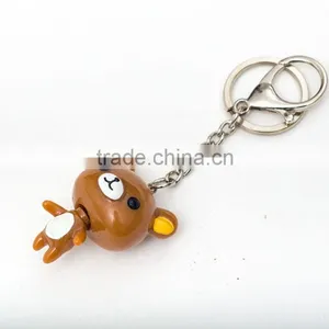 Cartoon Bear Shape Dolls Accessories Promotional Key Holder thumbnail-5
